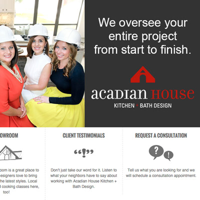 Acadian House Kitchen + Bath Design