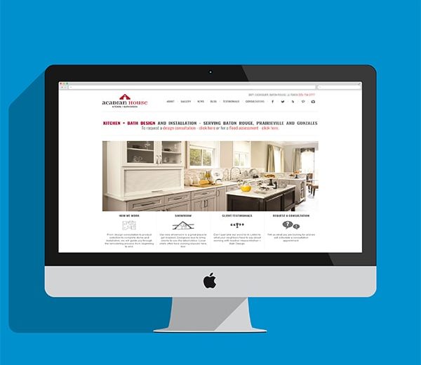 Acadian House Kitchen + Bath Design